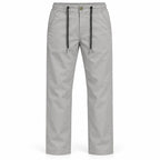 Light Stone Drawstring Cotton Trousers - Pants - Semi-Baggy
