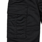 Black Full Baggy Cargo Trousers