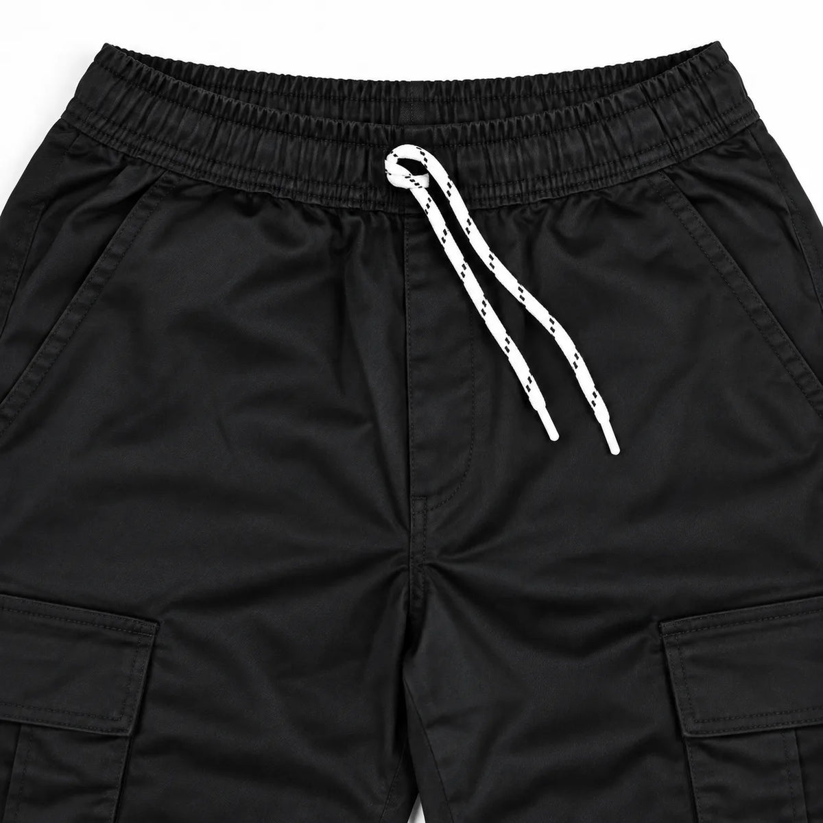 Black Full Baggy Cargo Trousers