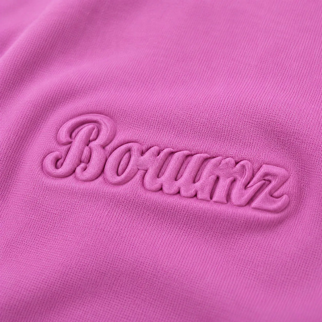 Borumz Essentials 300 GSM Scuba Drop Shoulder T-Shirt - Muted Pink