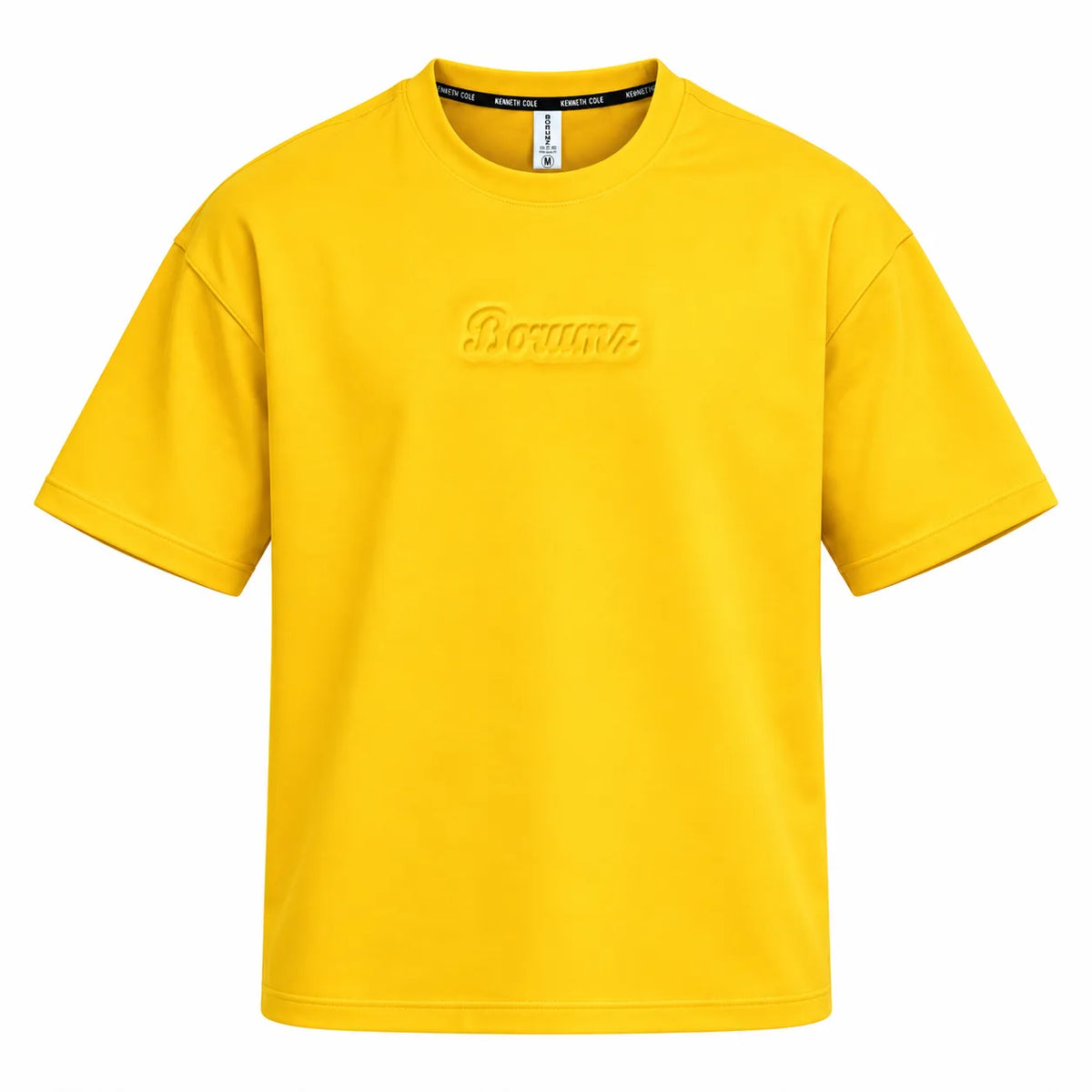 Borumz Essentials 300 GSM Scuba Drop Shoulder T-Shirt- Mustard Yellow