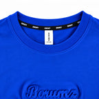 Borumz Essentials 300 GSM Scuba Drop Shoulder T-Shirt - Royal Blue