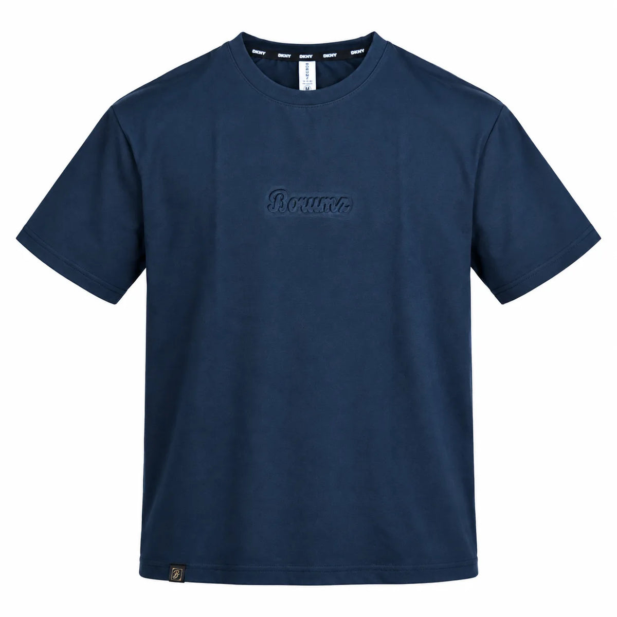 Borumz Essentials 300 GSM Scuba Drop Shoulder T-Shirt - Dark Navy