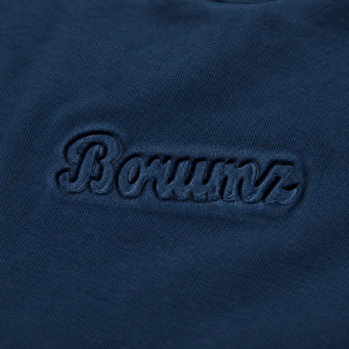 Borumz Essentials 300 GSM Scuba Drop Shoulder T-Shirt - Dark Navy