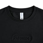 Borumz Essentials 300 GSM Scuba Drop Shoulder T-Shirt - Jet Black